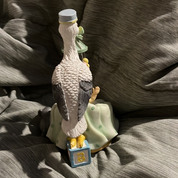 San Francisco Music Box Co. Stork with Baby Figurine - Picture 9 of 11